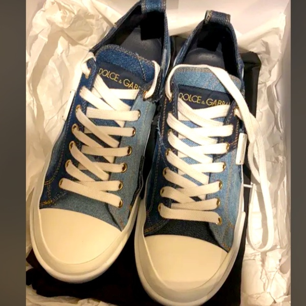 COPY - Dolce & Gabanna BlueJean Patchwork Sneakers